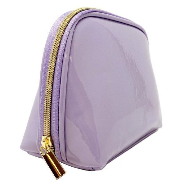 Handbags - Vegan Leather Lavender cosmetic bag